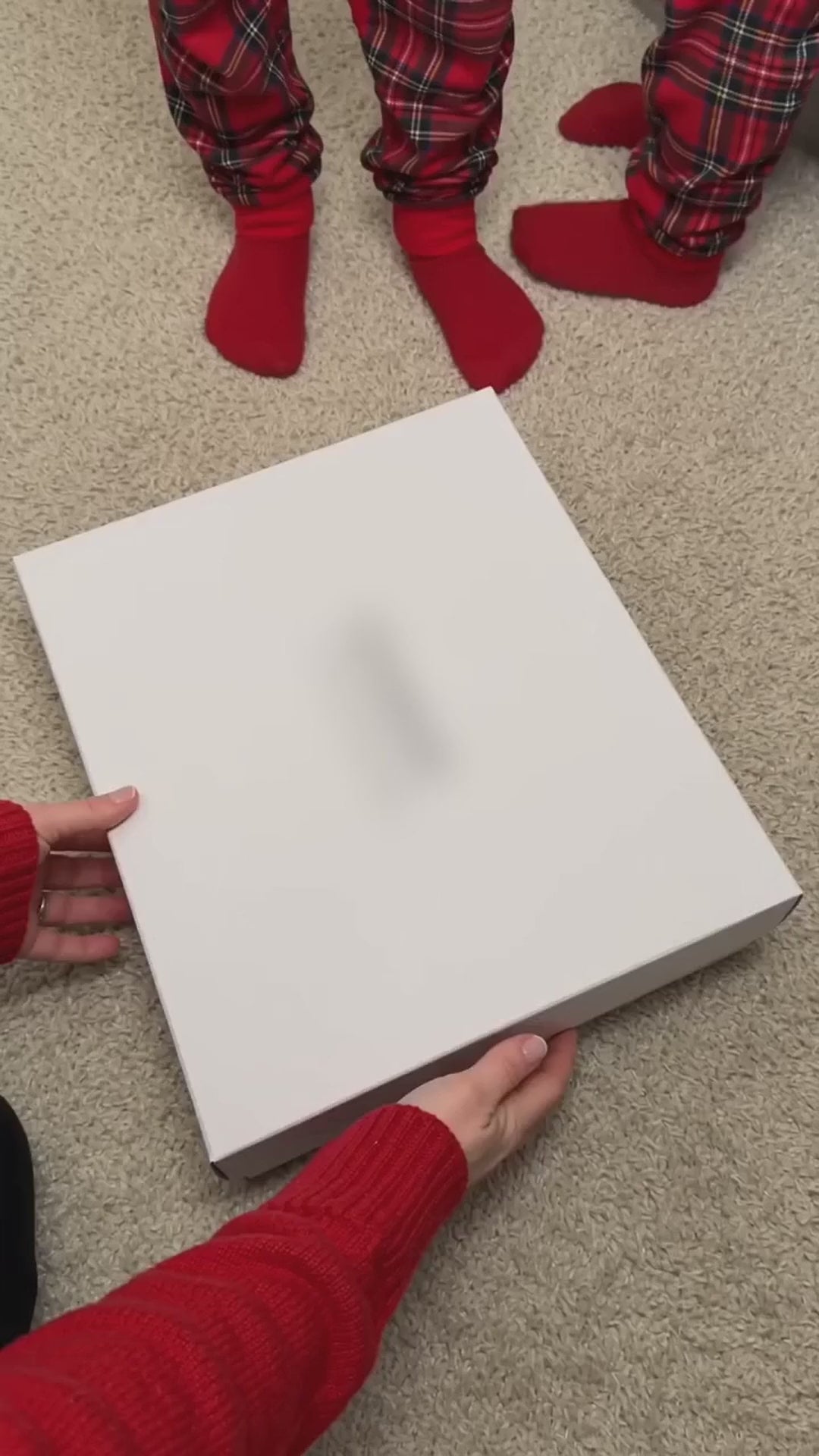 Snowfall Star demo – lights off and the ceiling fills with snow
